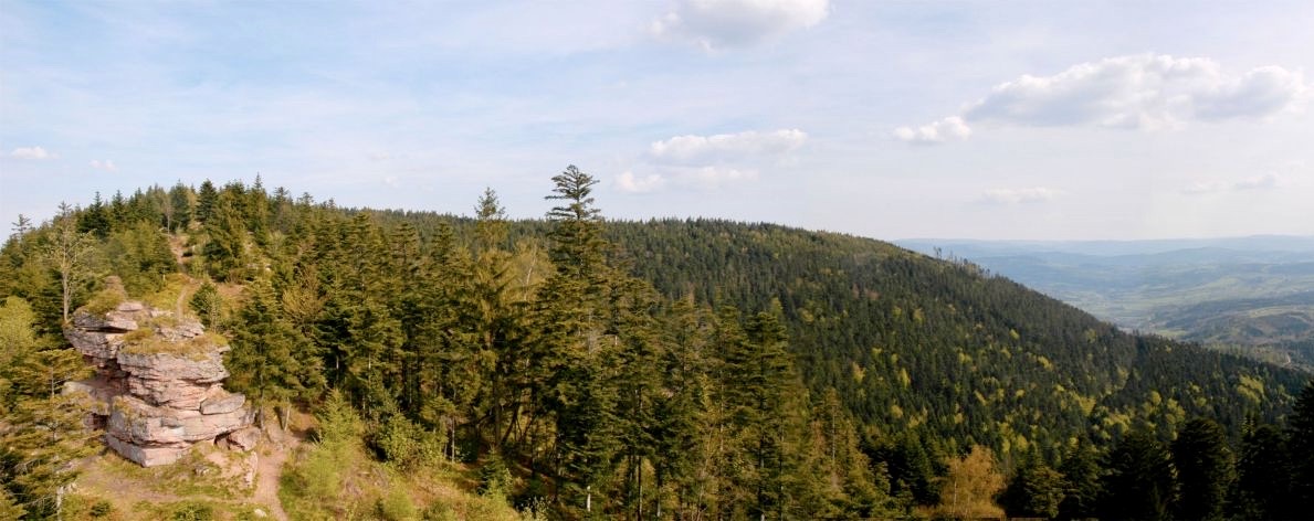 Roches d'Ormont and Cascade des Molières