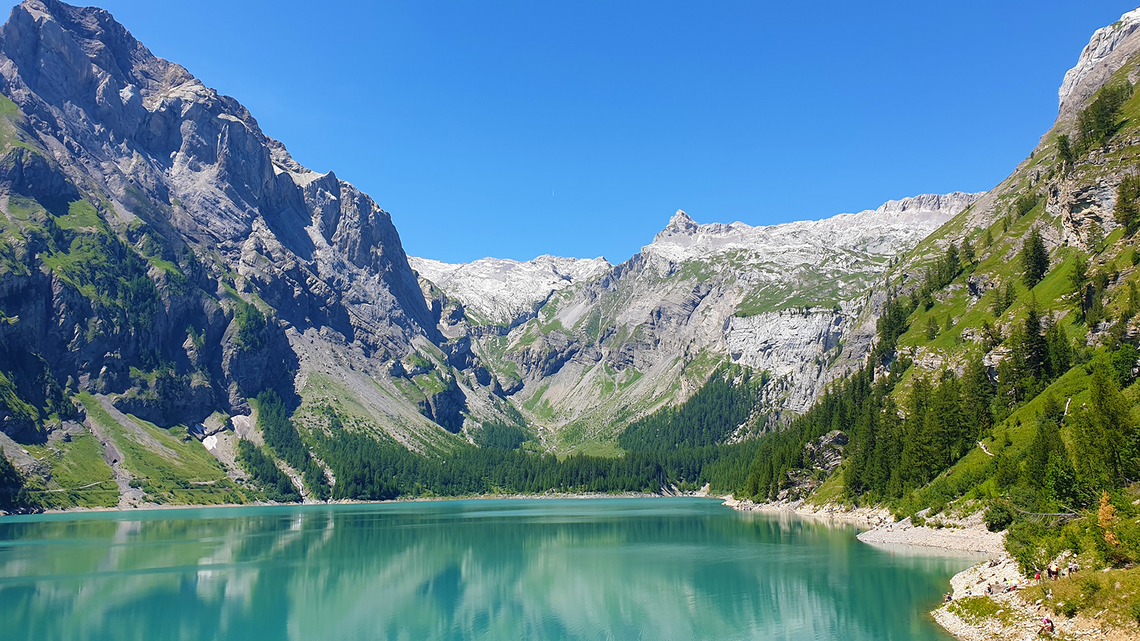 Bisse du Ro and Lac de Tseuzier