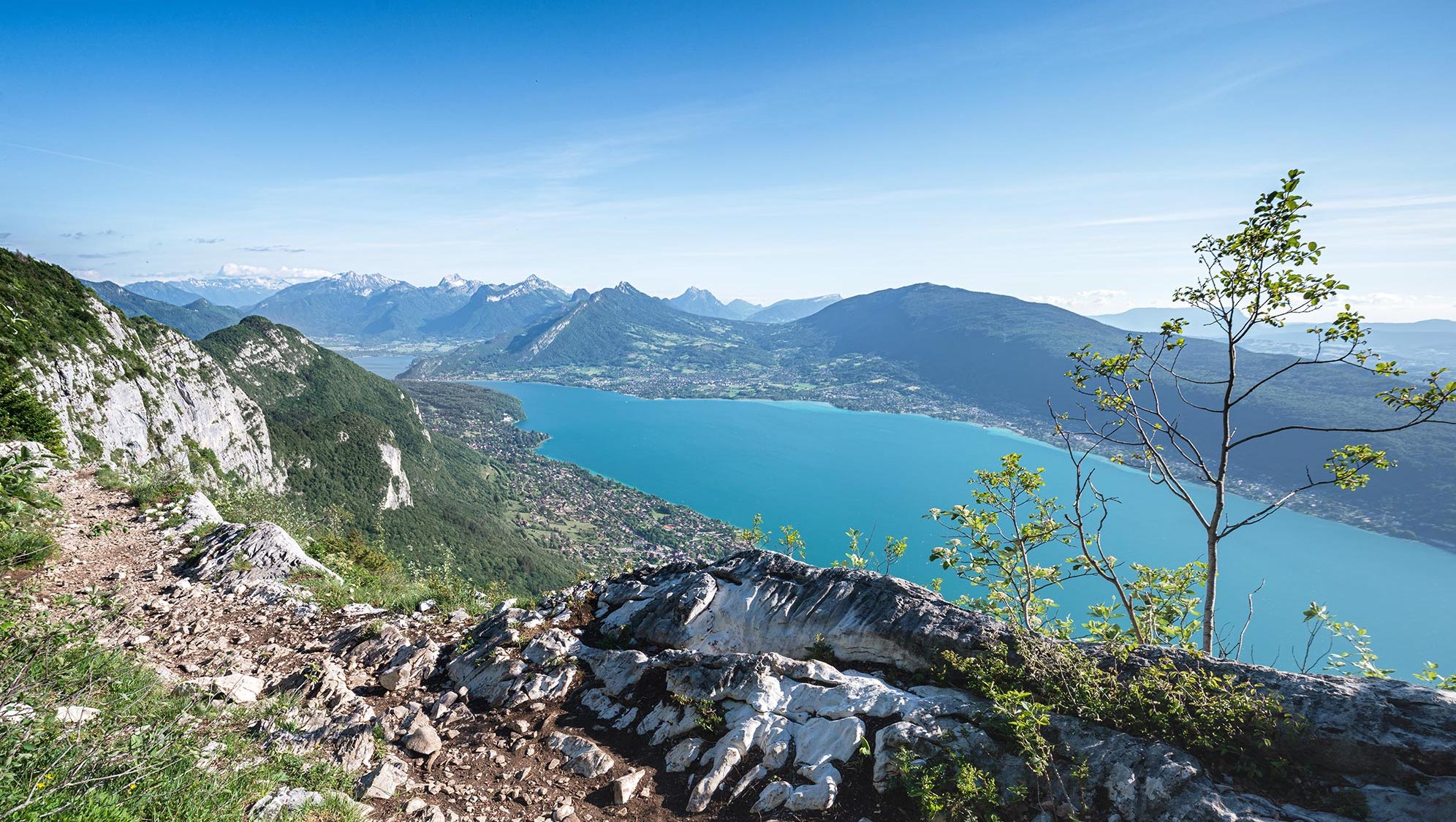 Mont Veyrier from Col du Pré Vernet