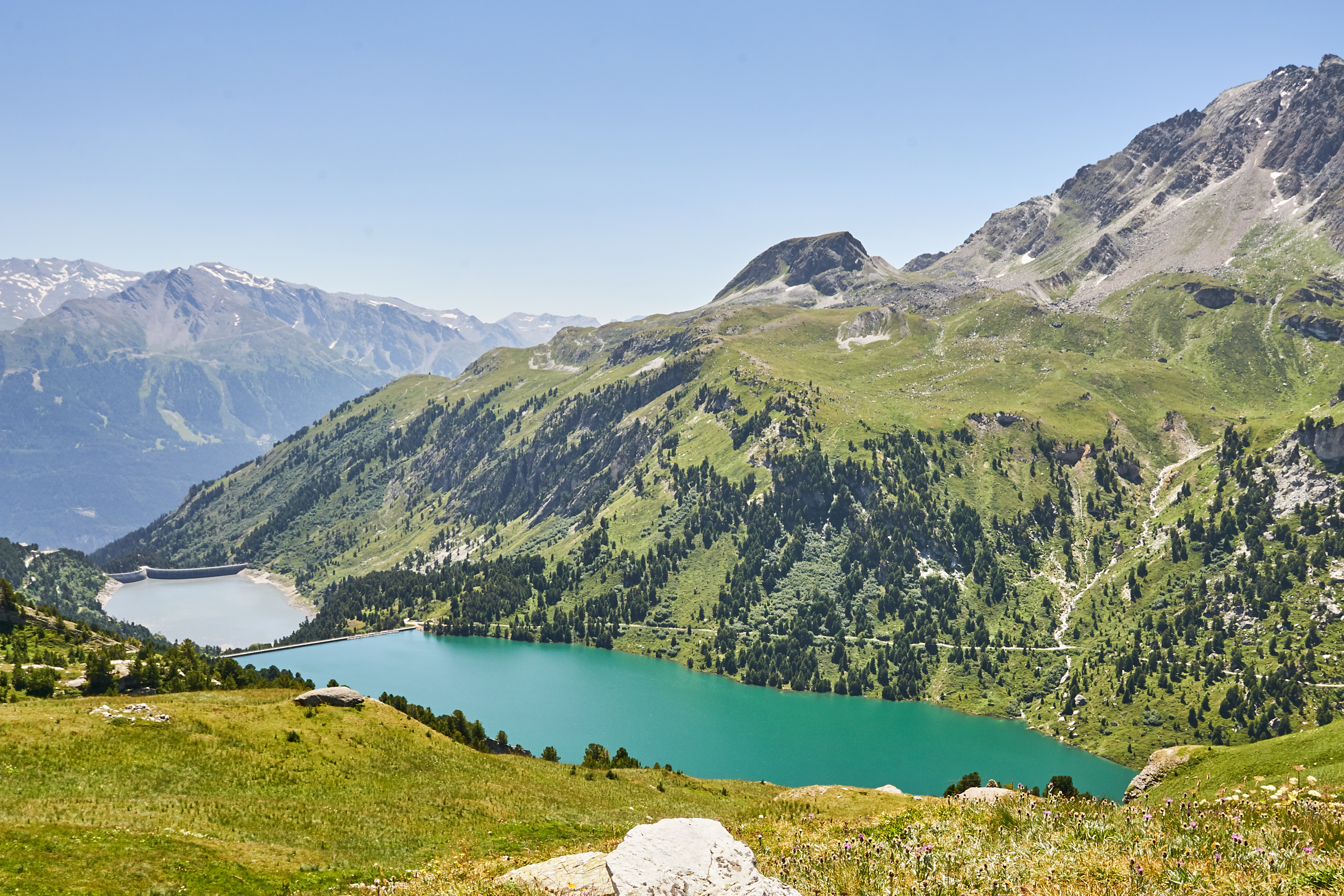 Plan d'Amont et lac du Génépy