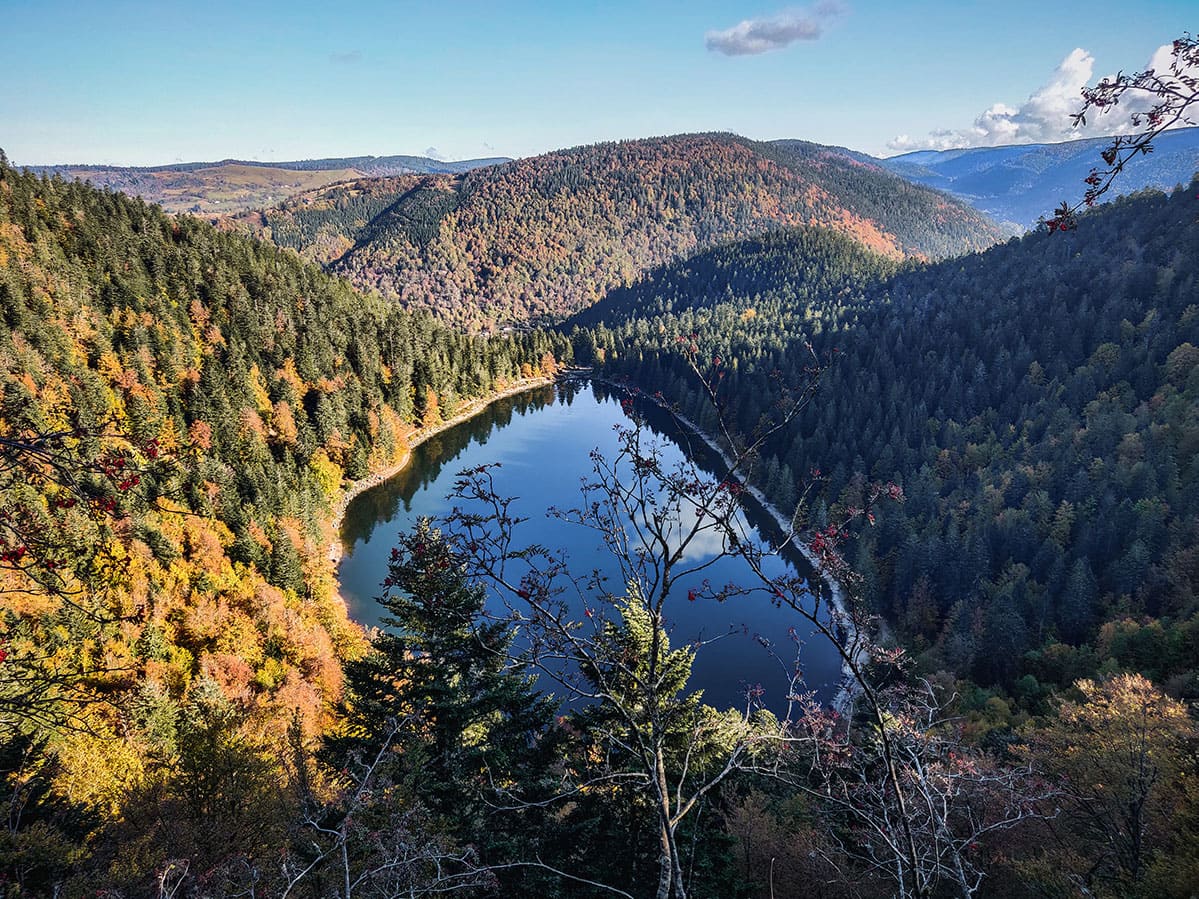 Panorama of Lac des Corbeaux