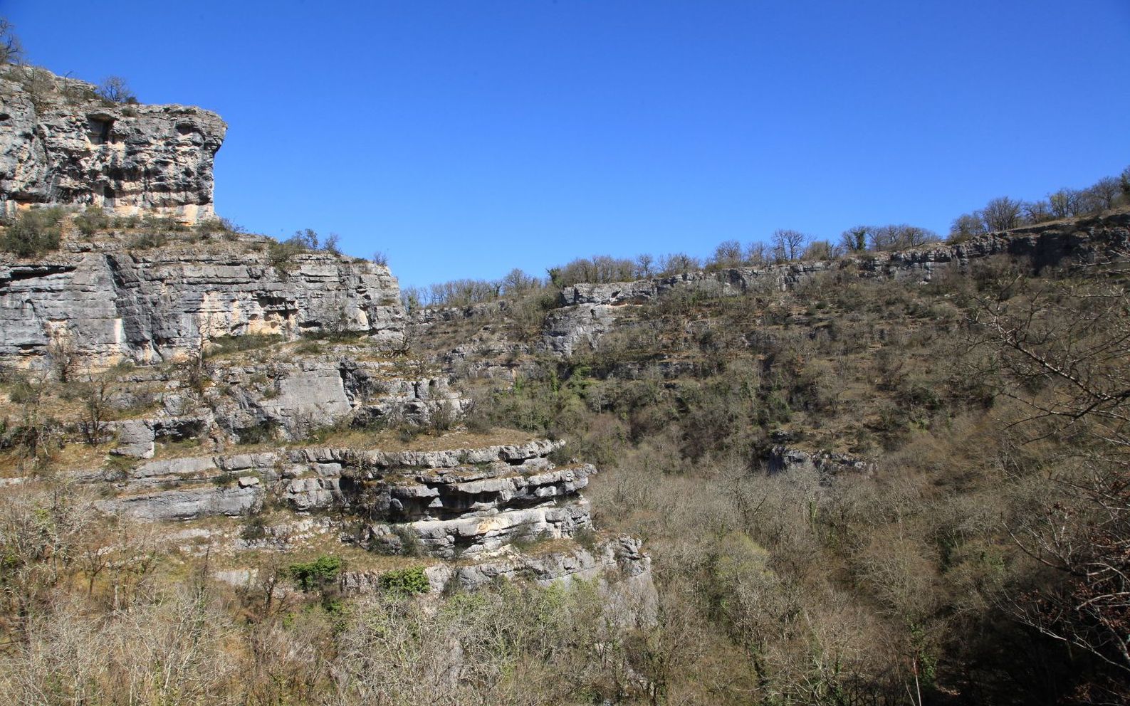 Gorges de l'Alzou depuis le Pech de Bardy