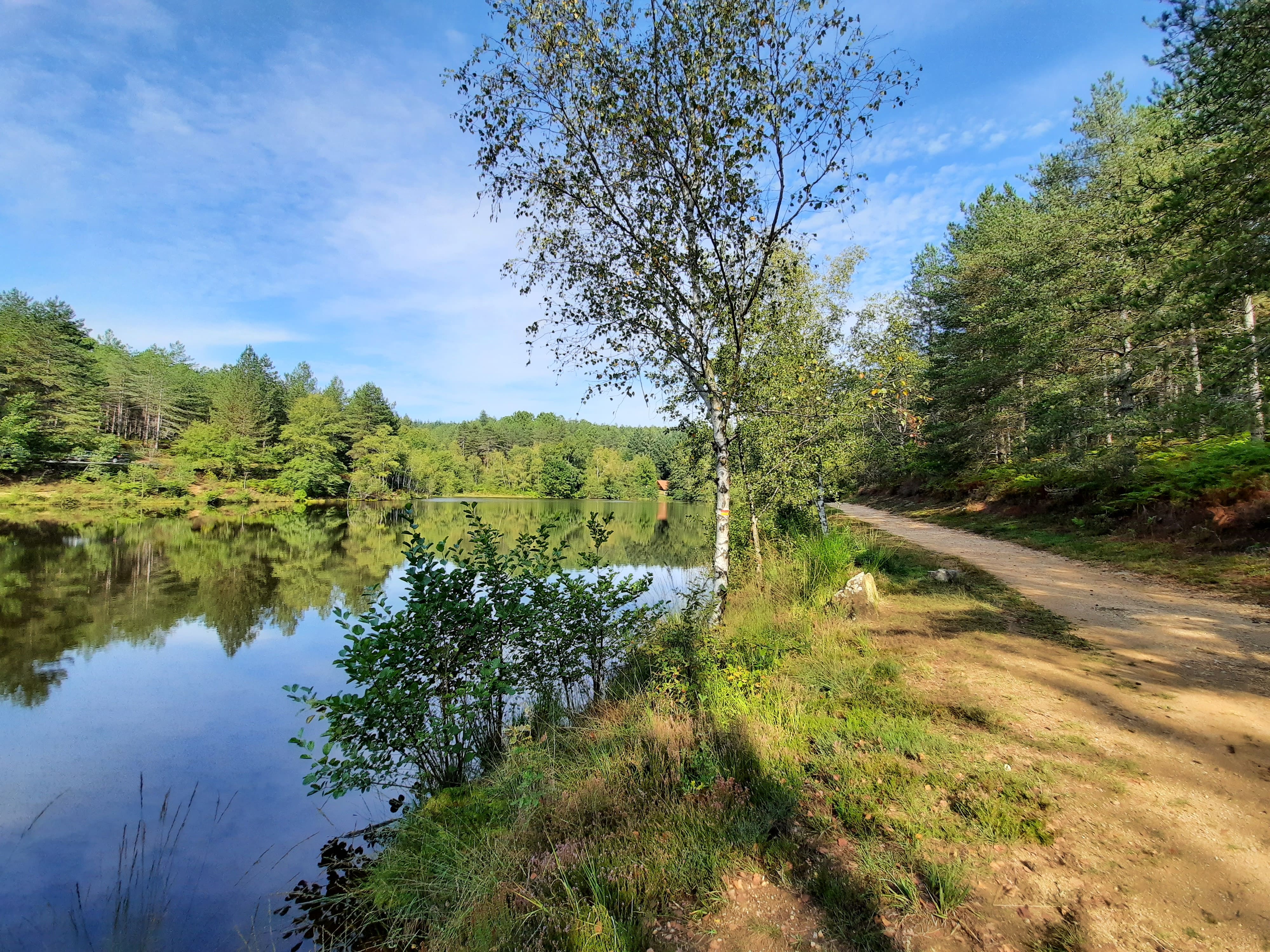 Loop around the Plan d'Eau des Sagnes 