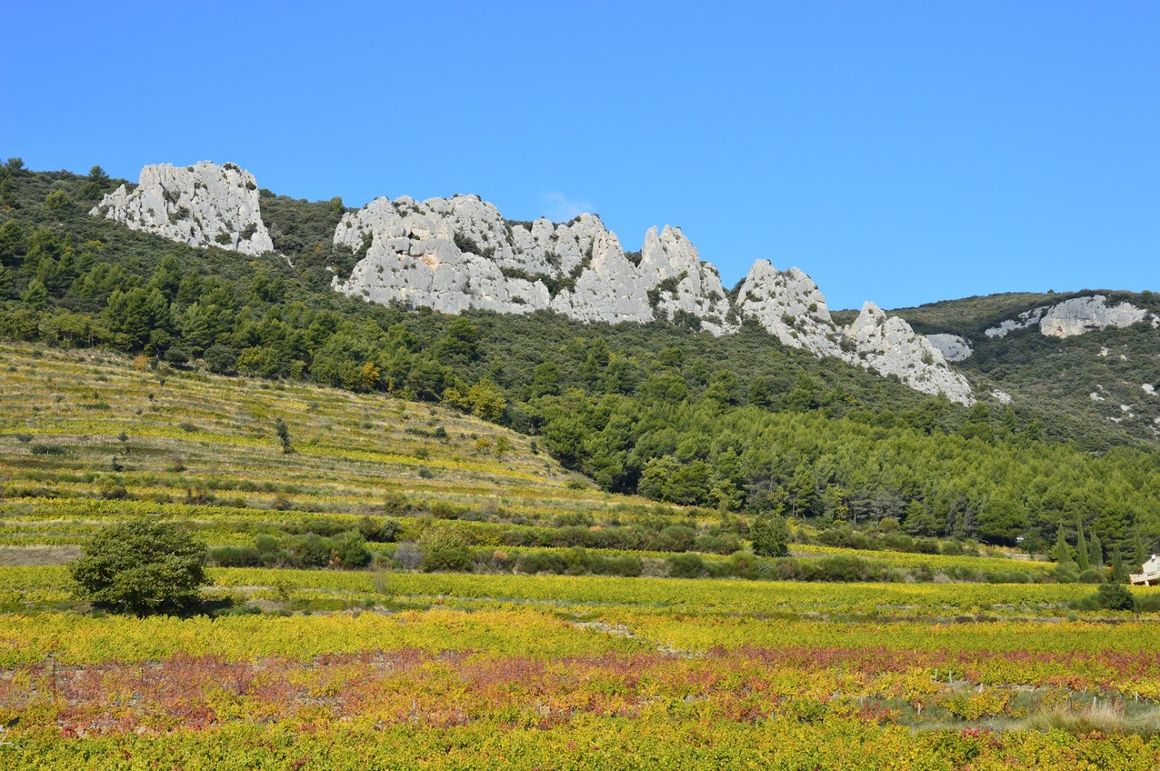 Rocher du Midi from Girondas