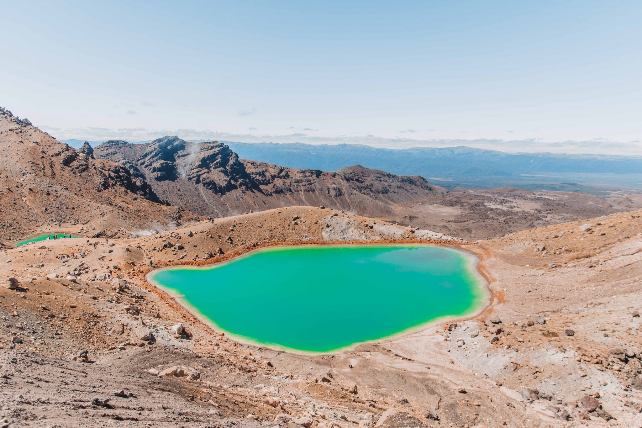 Tongariro Alpine Crossing to Blue Lake