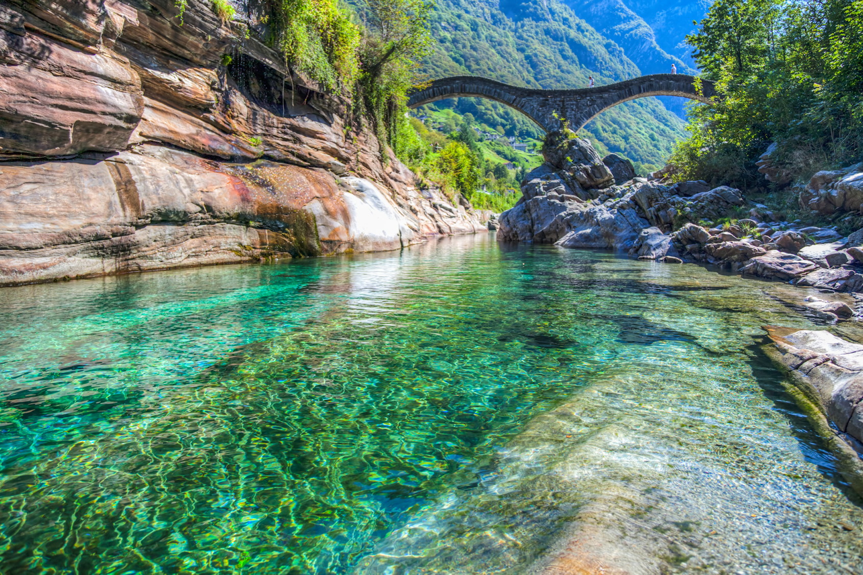 Verzasca Valley from Lavertezzo