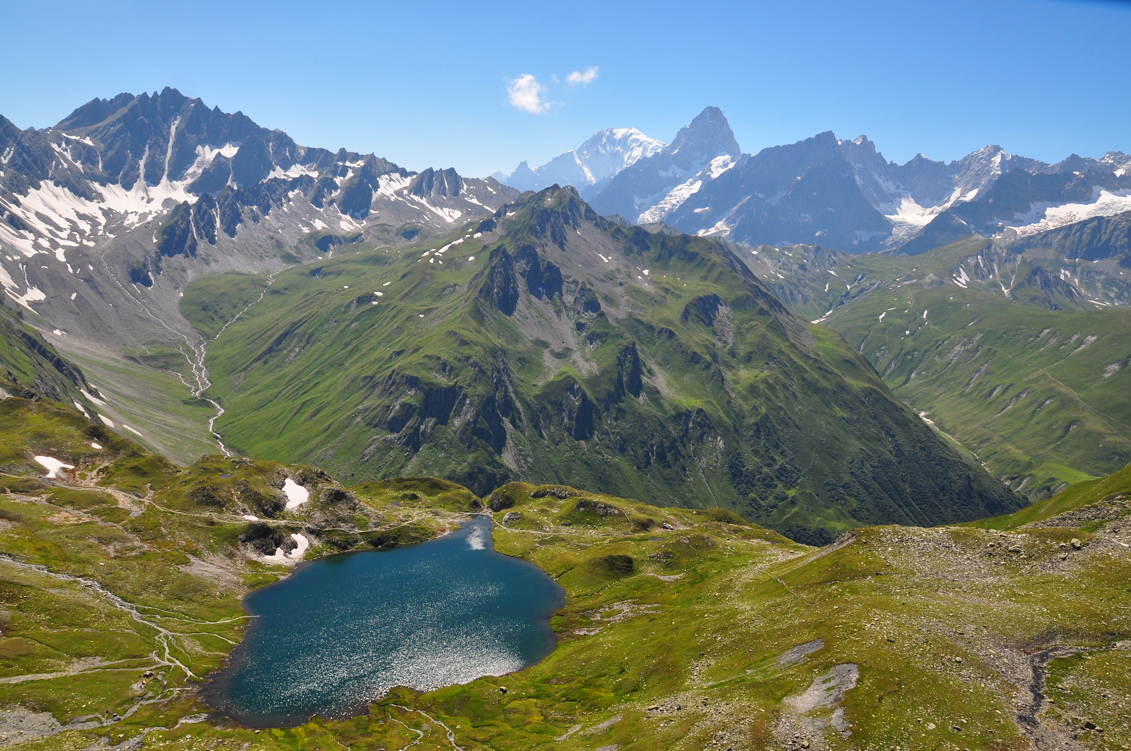 Lacs de Fenêtre from Col du Grand Saint-Bernard